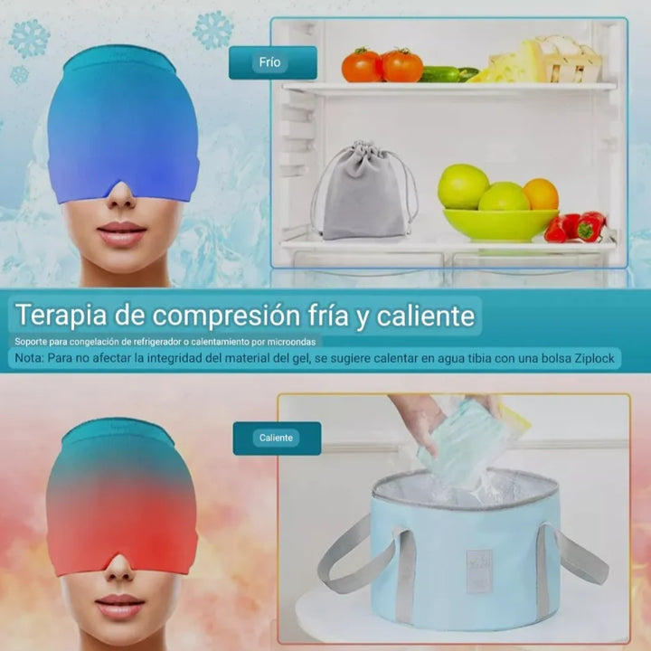 Gorro De Gel Terapéutico Anti-Migraña